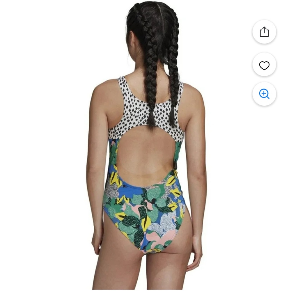 Adidas Womens Adidas HER Studio London Bodysuit Sz Small - Picture 2 of 9